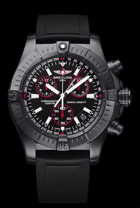 breitling avenger seawolf chronograph blacksteel|breitling avenger seawolf chronograph.